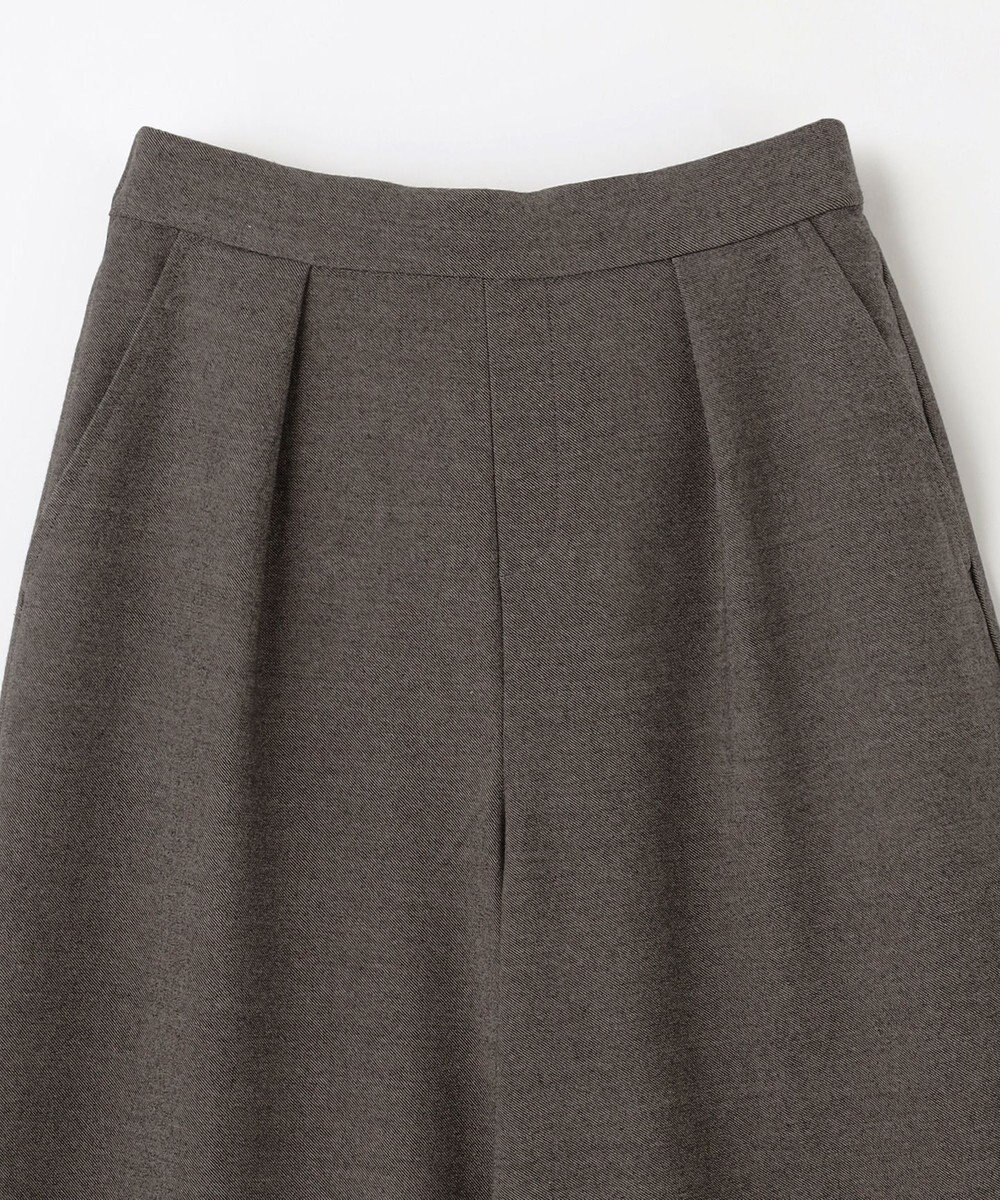 ANY 【洗濯機可/ウエストゴム】ライトツイードワイドパンツ 