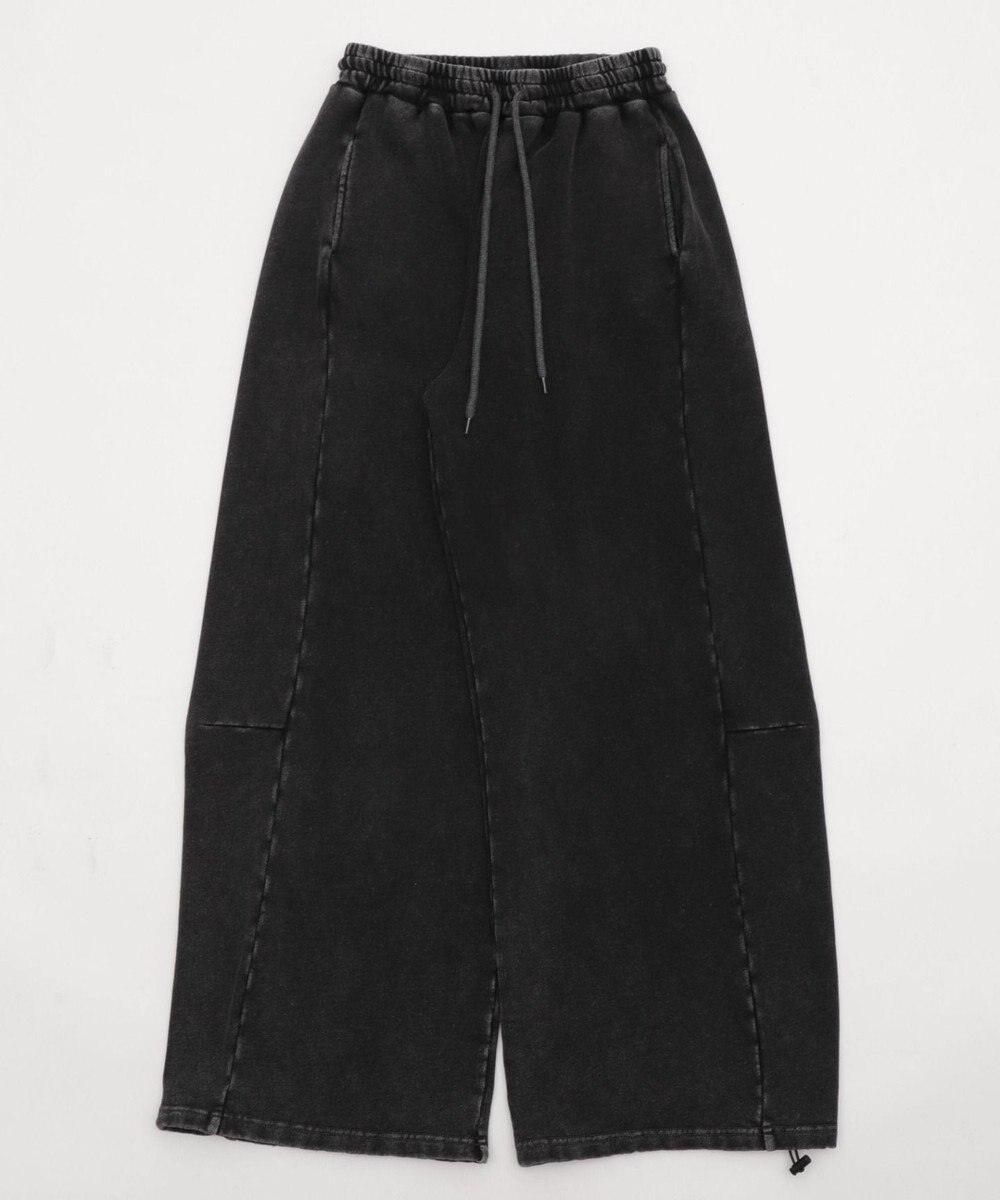 WEGO 【ウエストゴム】カーブデザインスウェットパンツ 