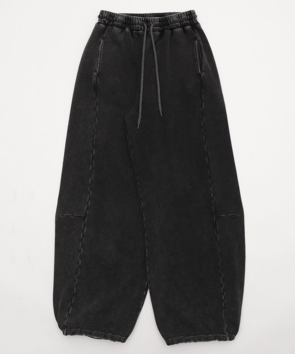 WEGO 【ウエストゴム】カーブデザインスウェットパンツ 