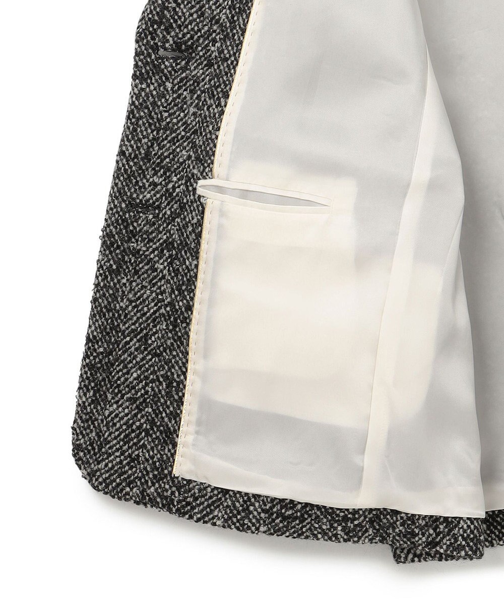 BEIGE， 【VERY 2月号掲載】SOLEIL / オーバーサイズツイードジャケット 