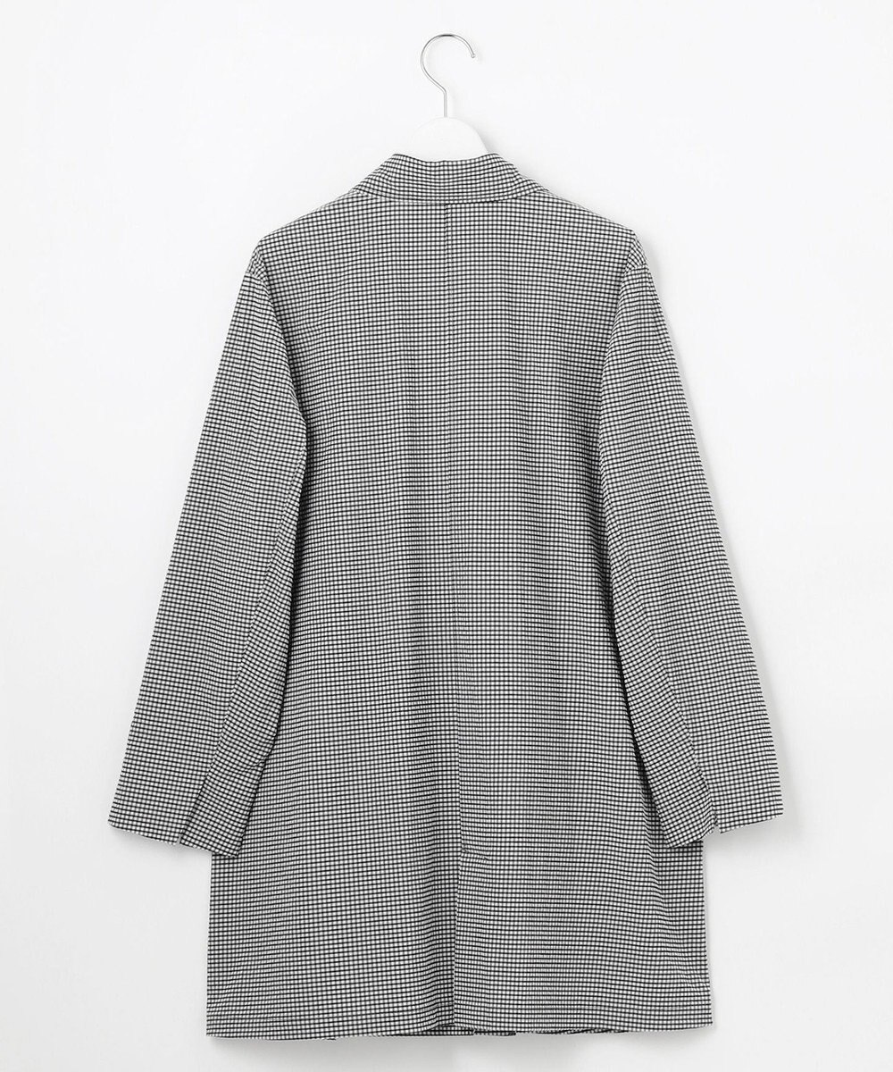 J.PRESS LADIES L 【洗える】Lightストレッチギンガム シングル トレンチコート 