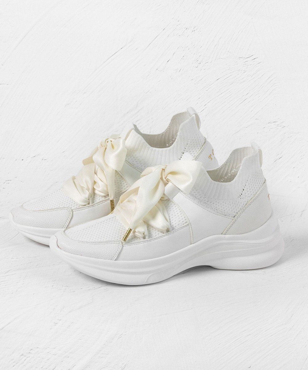 TOCCA POINT OF GLITTER  KNIT SNEAKERS スニーカー 