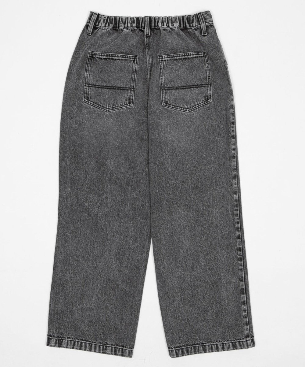 WEGO タックワイドストレートデニム 