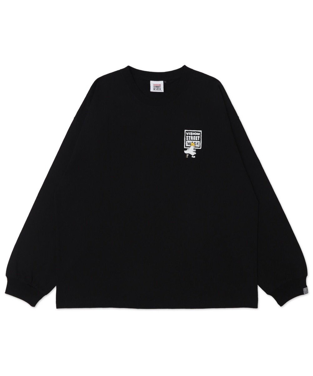 WEGO 【ユニセックス着用ITEM】別注VISIONゴーストスケータープリントT（LS） 