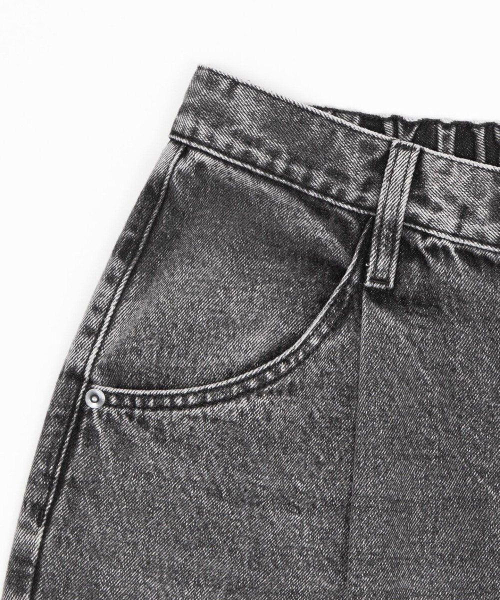 WEGO タックワイドストレートデニム 