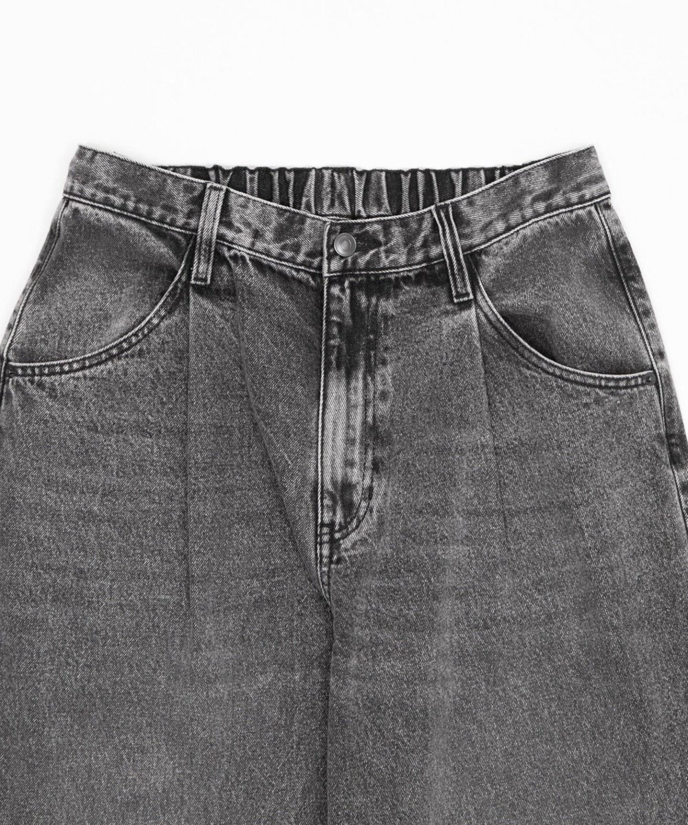 WEGO タックワイドストレートデニム 