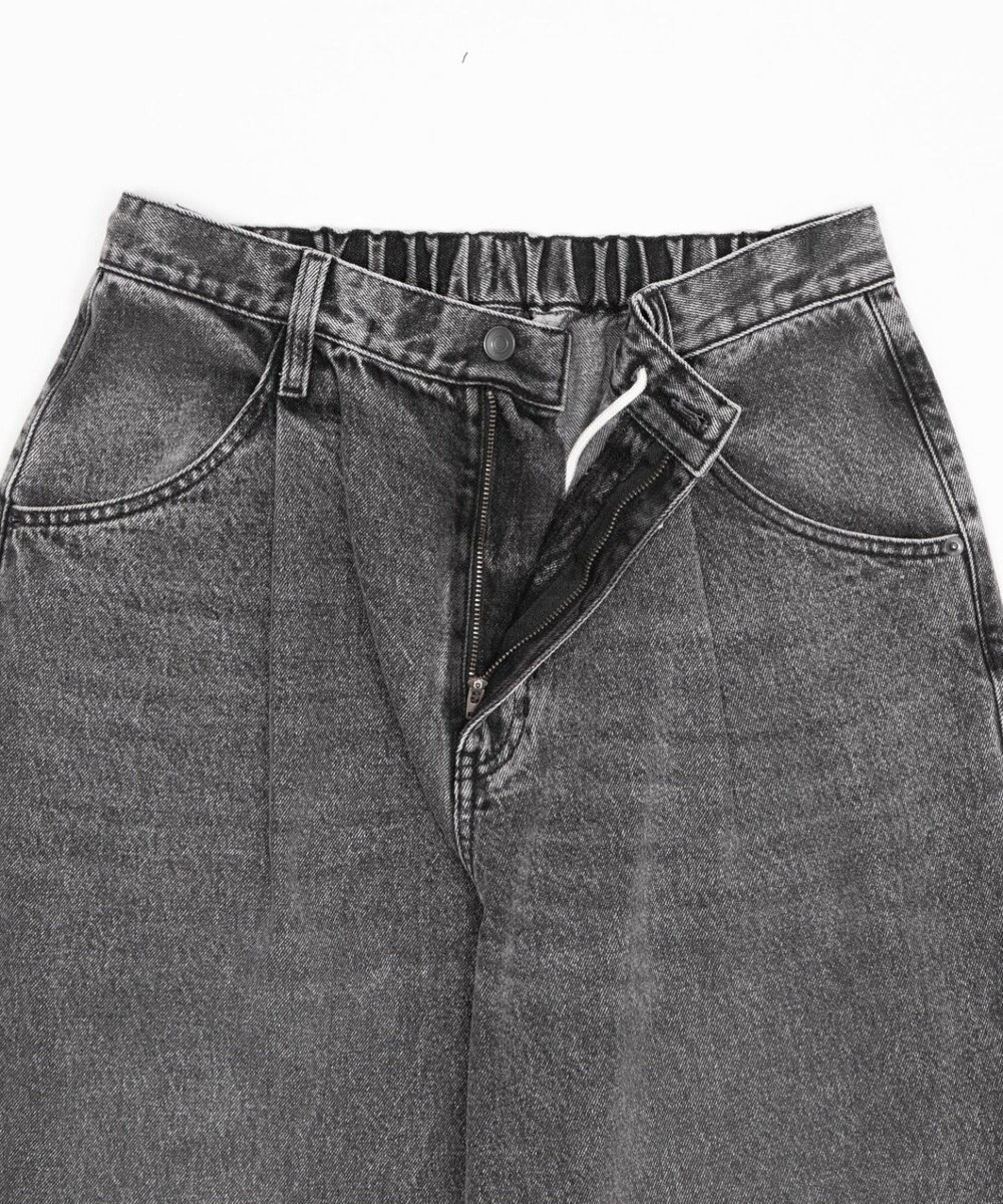 WEGO タックワイドストレートデニム 