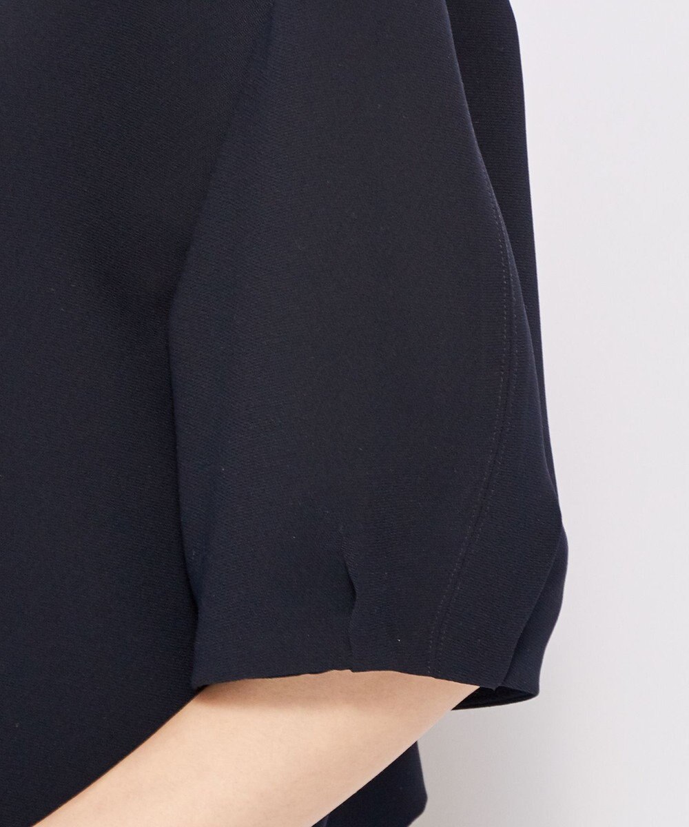 uncrave ウォッシャブルダブルクロス ブラウス 