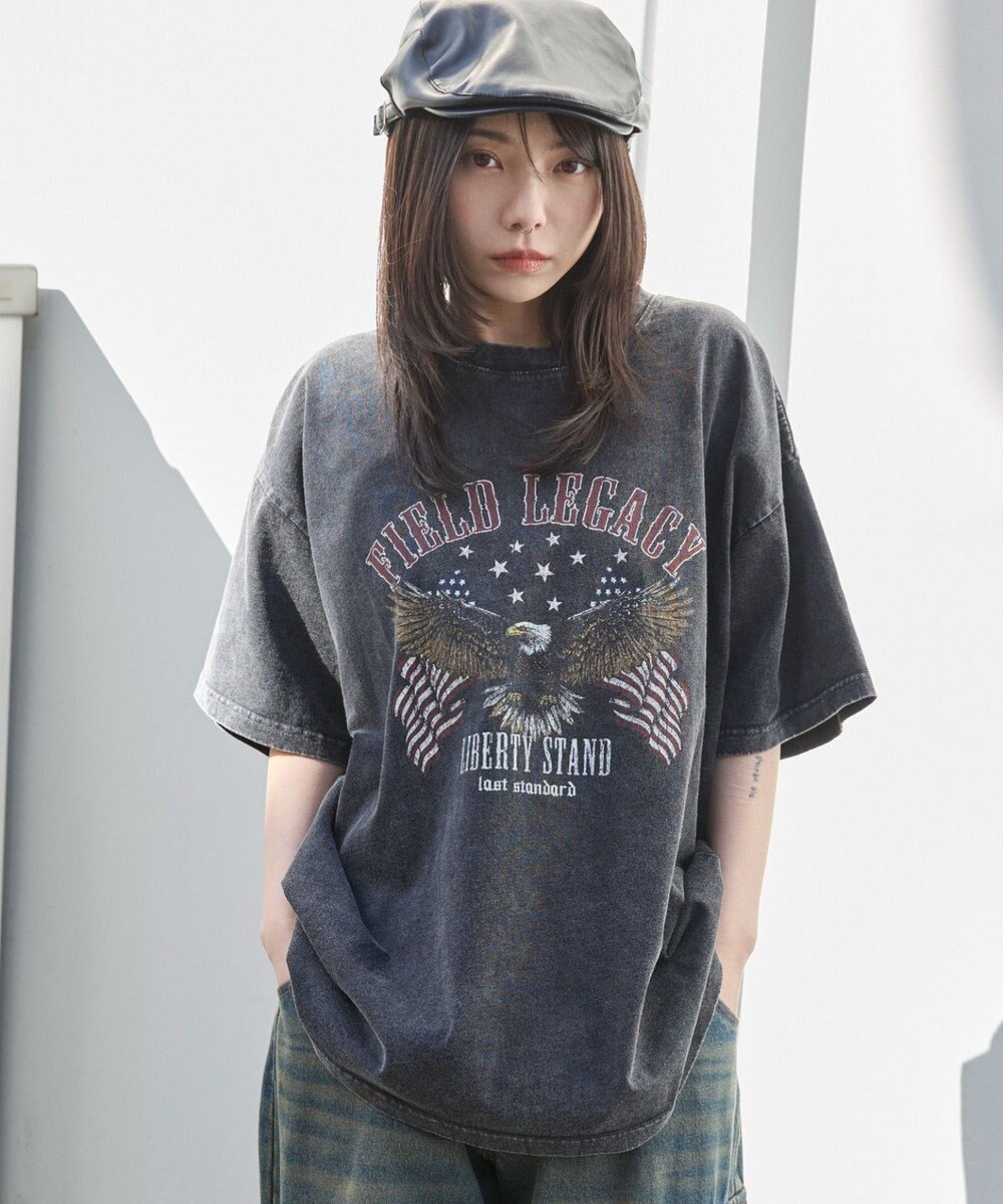 WEGO ヴィンテージウォッシュグラフィックBIGT 