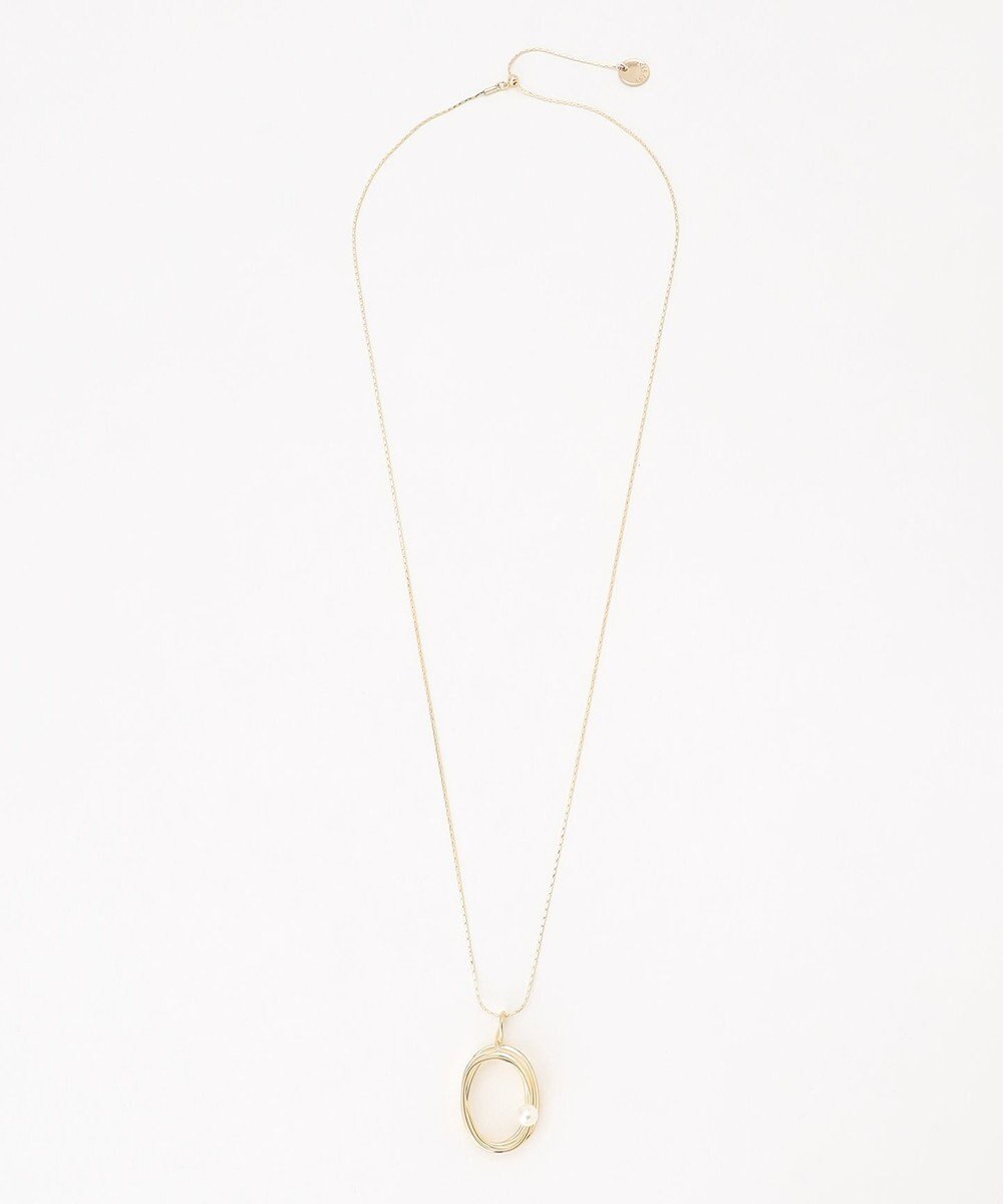 ANY SIS ドロップメタルネックレス 