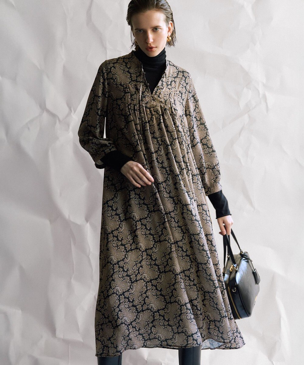 23区 S 【洗える】Ratti ヴィンテージペイズリープリント ワンピース 