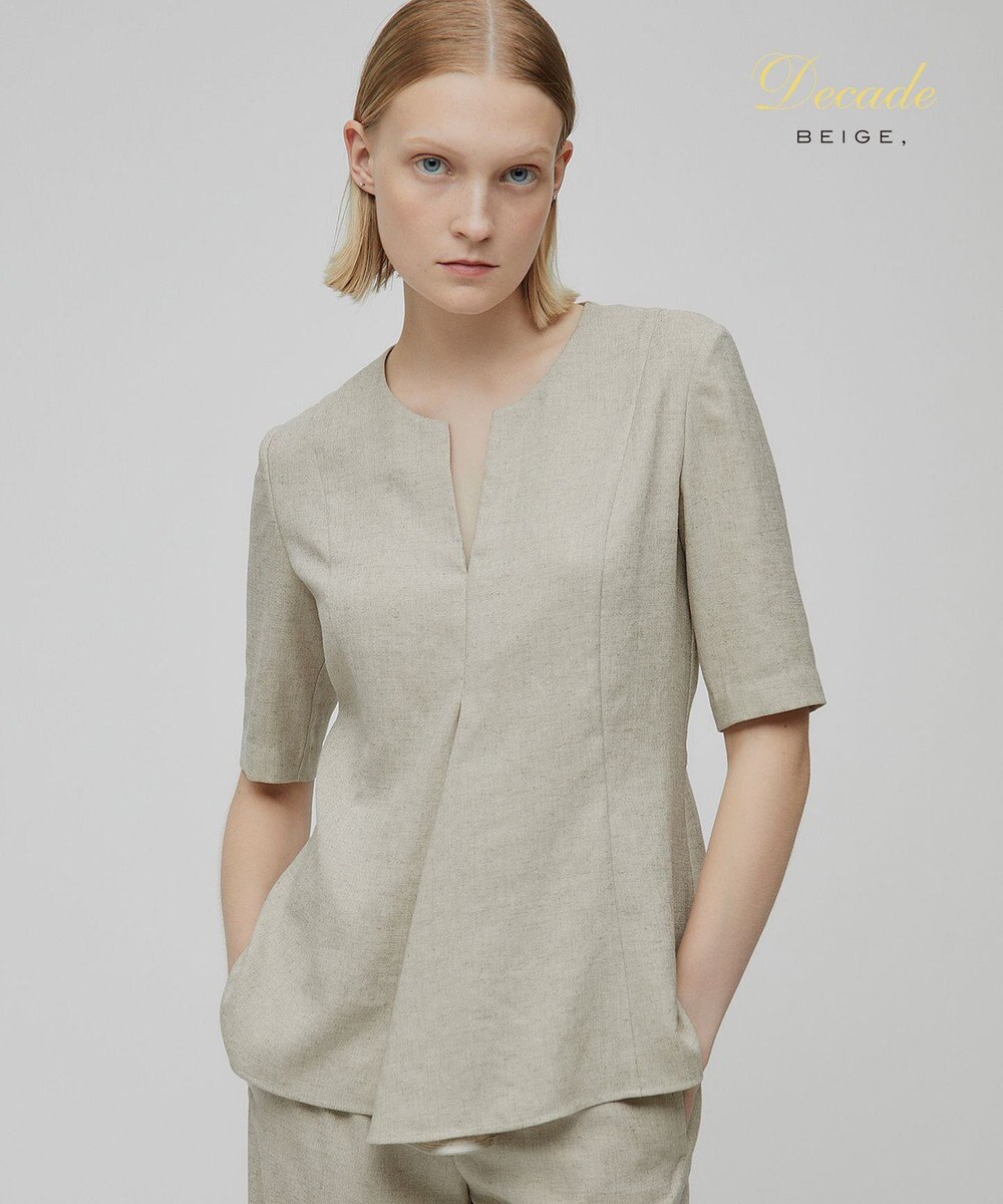 BEIGE， CAROLE / ペプラムブラウス 