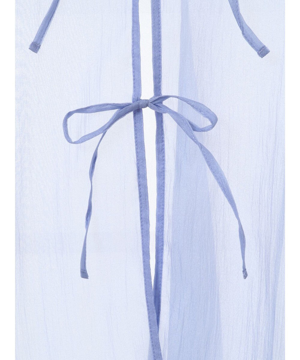 earth music&ecology シアーリボンシャツ 