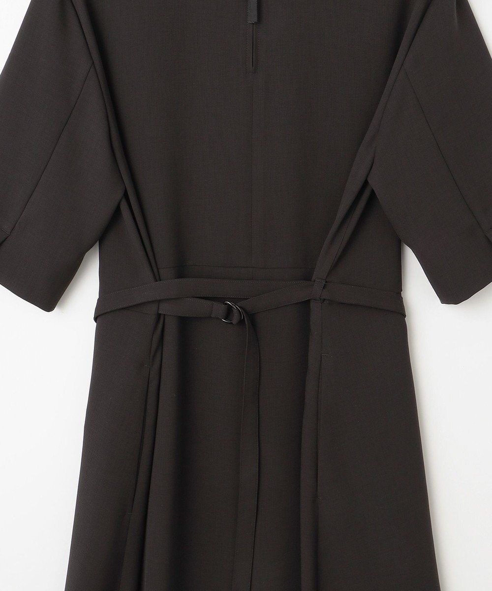 23区 【撥水加工/洗える】キューティクルストレッチツイル イレギュラーヘム ワンピース 