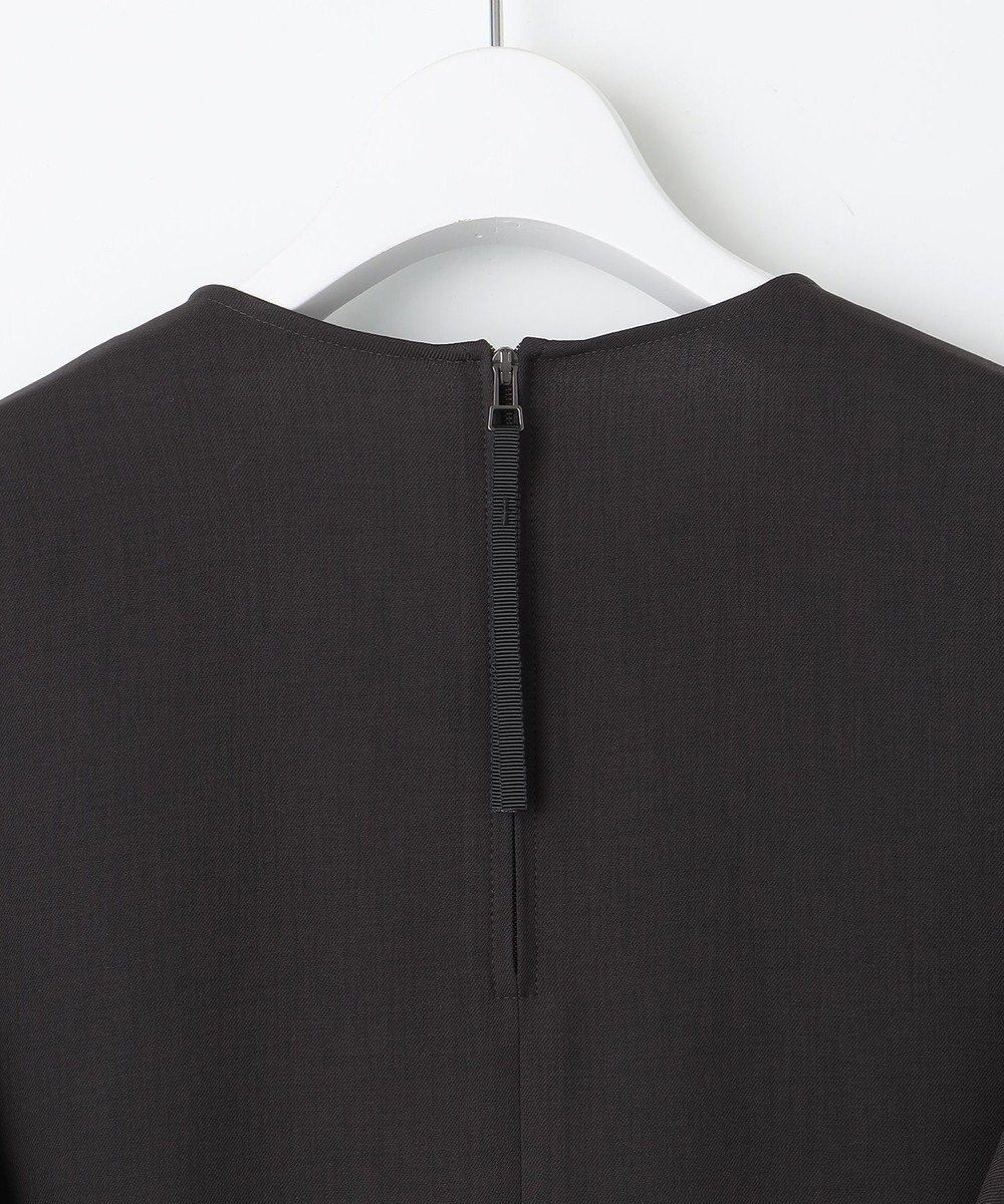 23区 【撥水加工/洗える】キューティクルストレッチツイル イレギュラーヘム ワンピース 