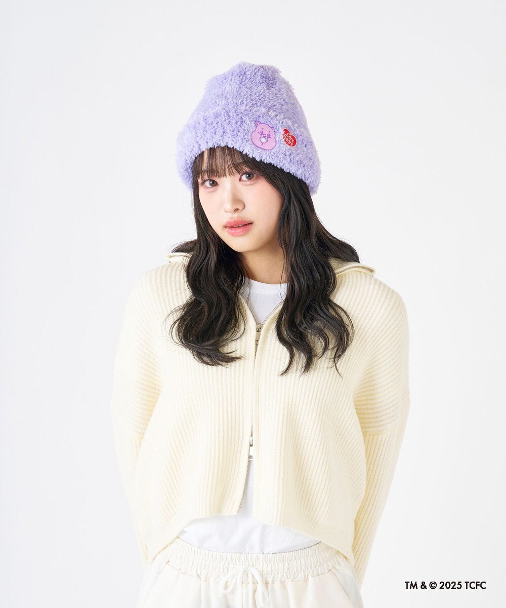 MOONBAT Care Bears(ケアベア) ボリュームへアリービーニー ニット帽 帽子 手洗い可能 