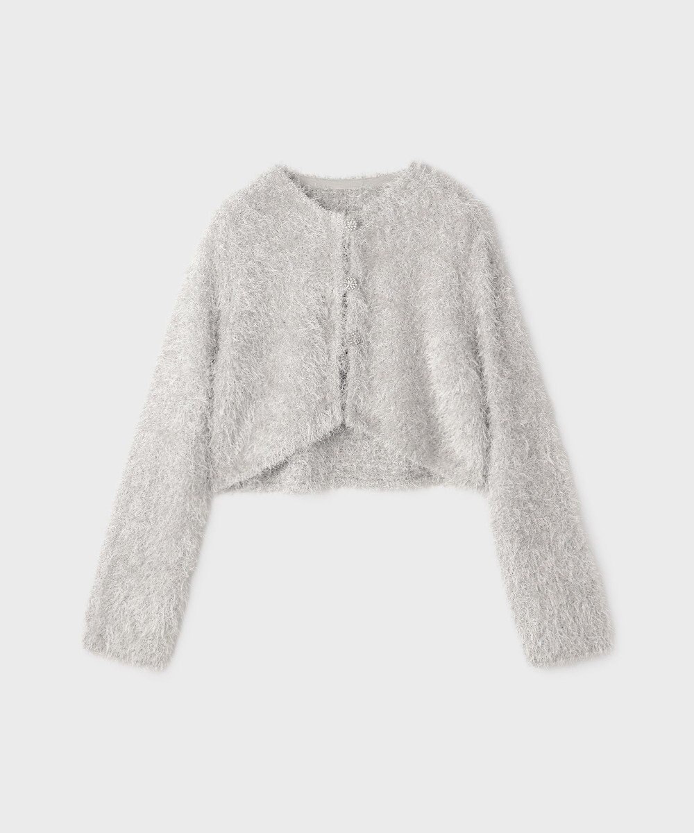 GRACE CONTINENTAL フェザーショートボレロ 