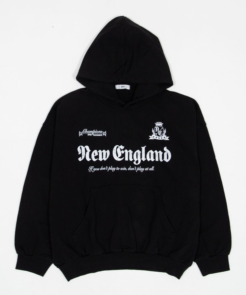 WEGO 【ユニセックス着用ITEM】グラフィックバルーンクロップドプルパーカー 