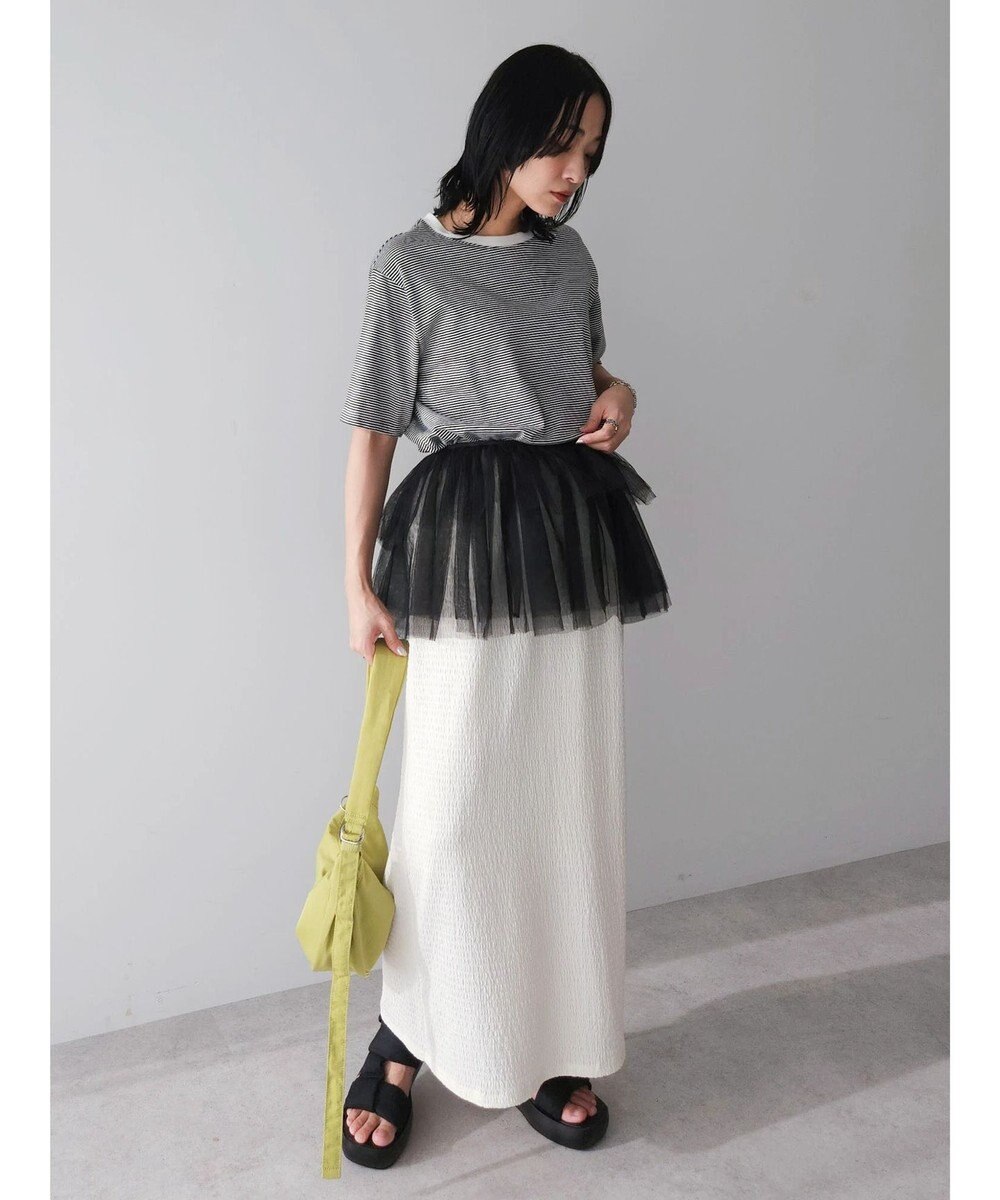 Green Parks マルチｗａｙチュールプリーツベルト 