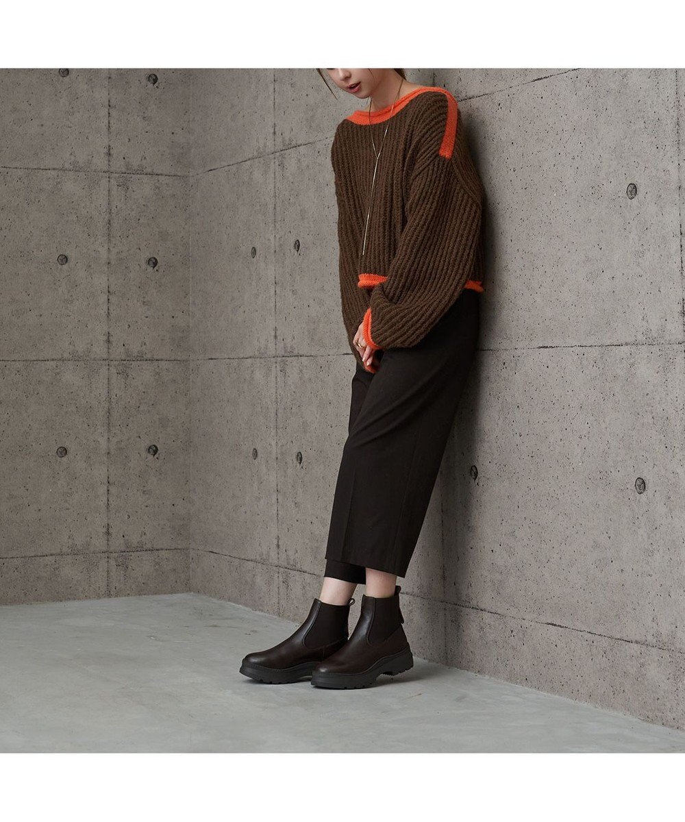 MODE ET JACOMO <carino>厚底サイドゴアブーツ 