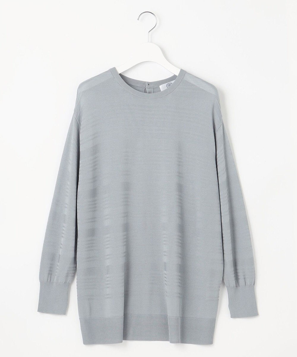 J.PRESS LADIES 【WEB限定カラーあり・洗える】SILKY RAYON STRETCH ボーダー ニット 