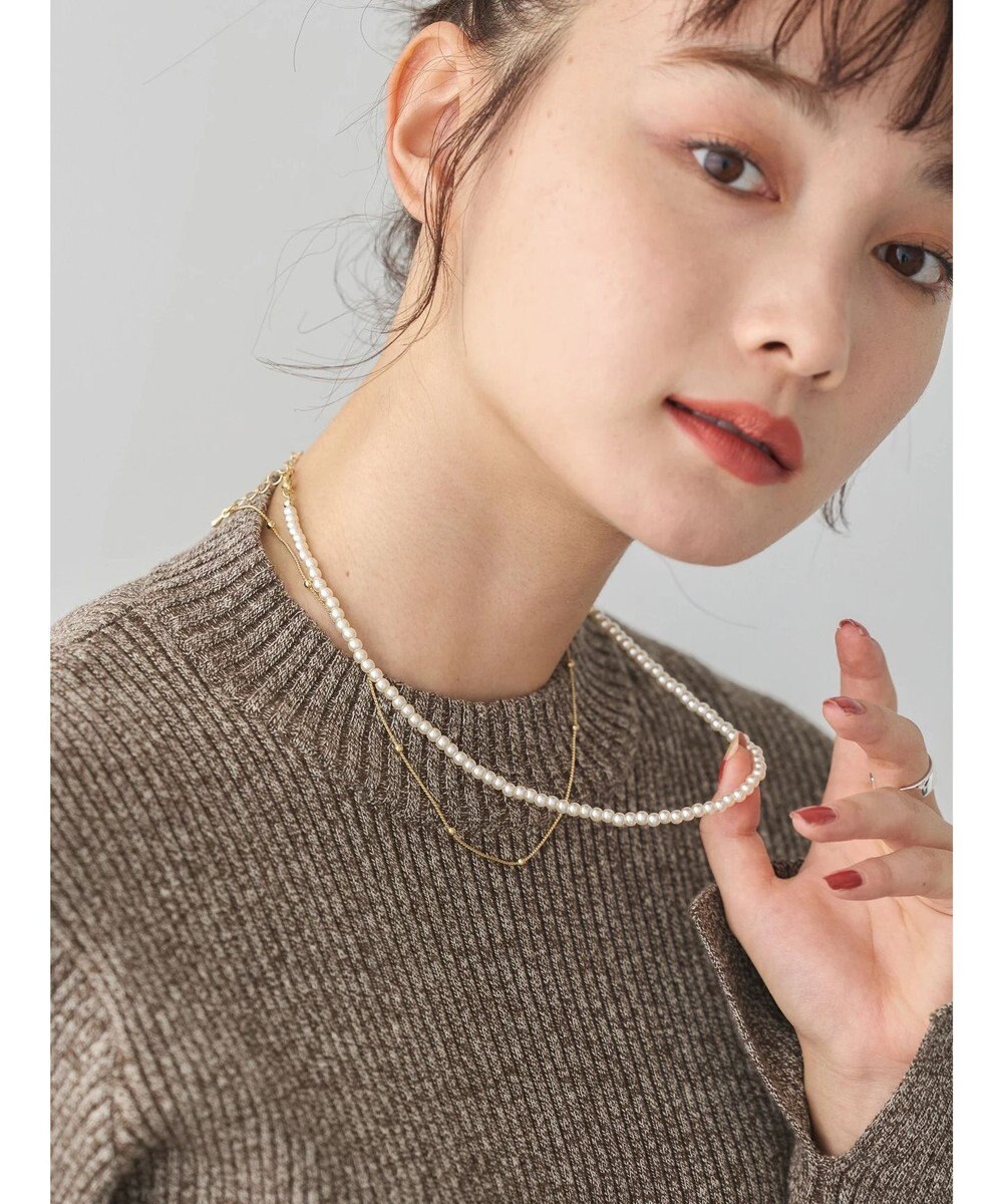 AMERICAN HOLIC ベビーパール・メタルボールＳＥＴネックレス 