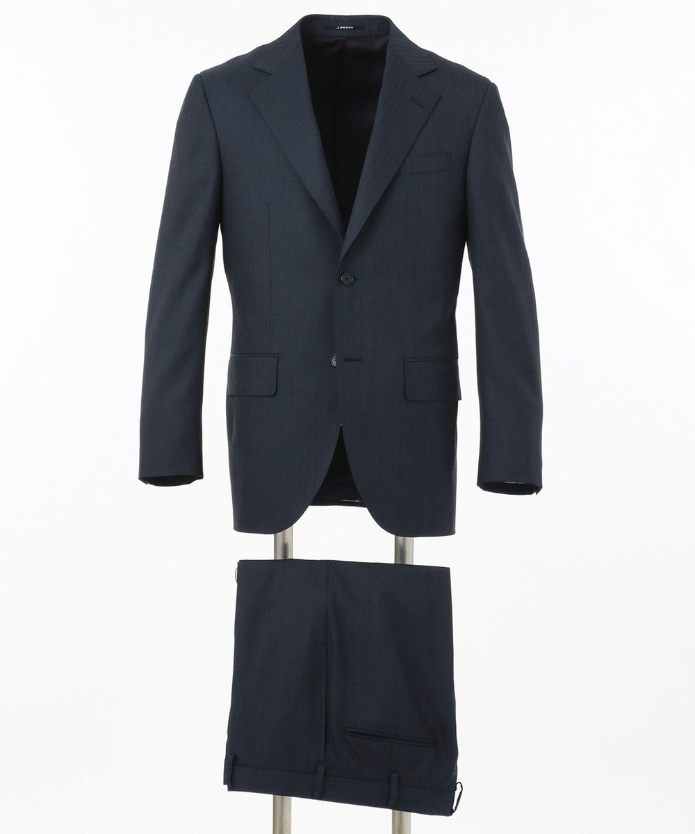 J.PRESS MEN 【ESSENTIAL CLOTHING】インディゴブルーヘリンボン スーツ ダルブルー系1