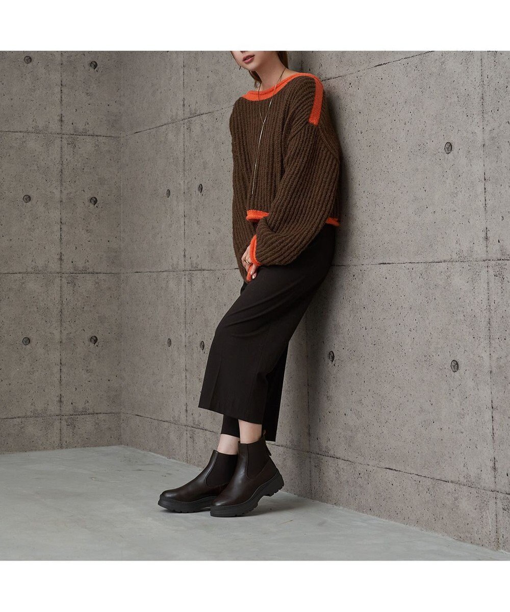 MODE ET JACOMO <carino>厚底サイドゴアブーツ 