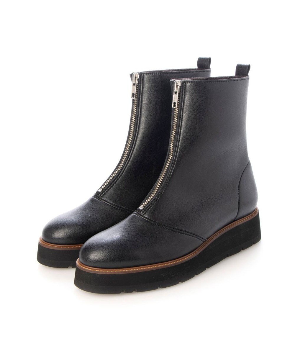 MODE ET JACOMO <MODE ET JACOMO>厚底フロントジッパーブーツ 