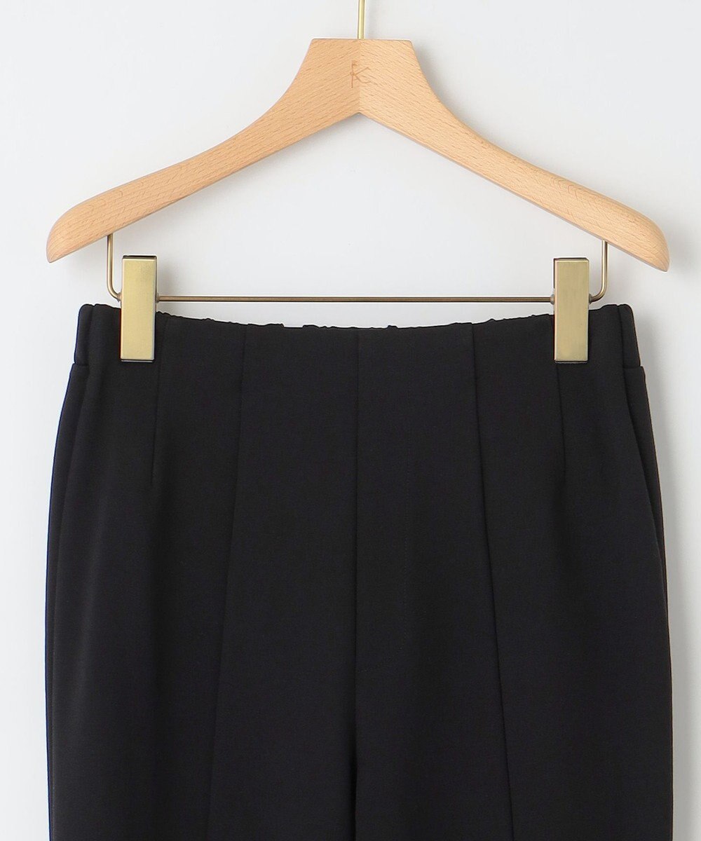 組曲 S 【洗える・ウエストゴム仕様】ハイパワーストレッチサイドスリット パンツ 