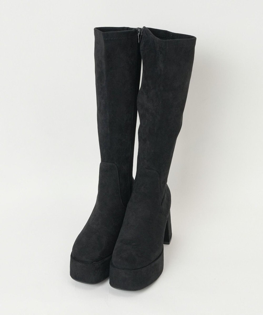 WEGO ストーム付きヒールロングブーツ 