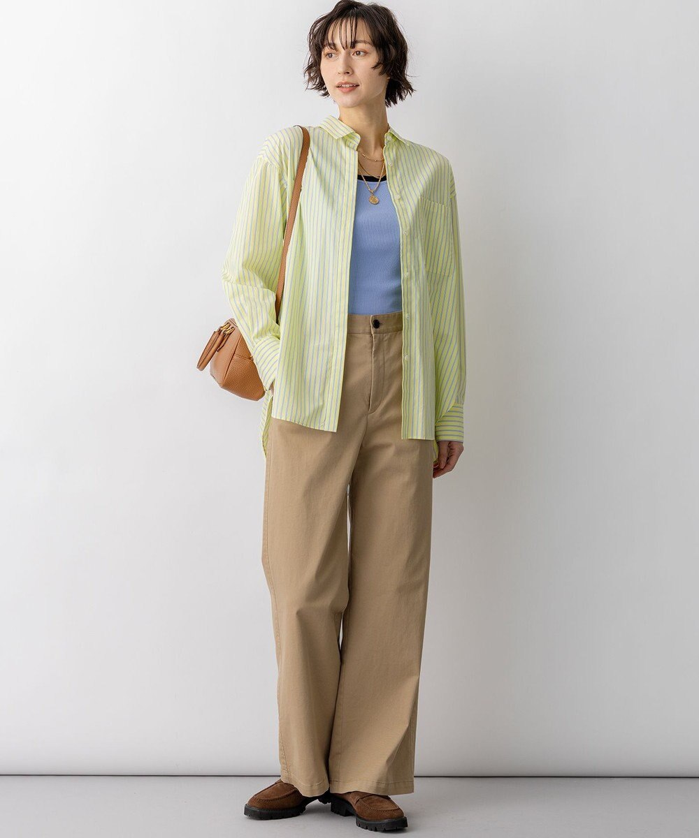 23区 S 【先行予約/Oggi掲載】ストレッチギャバ チノ パンツ 