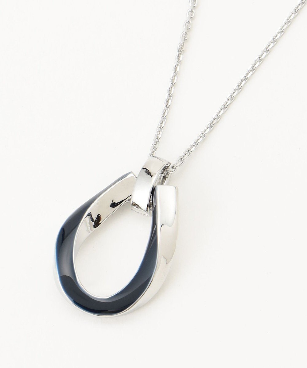 J.PRESS LADIES リバーシブルドロップエポ ネックレス 