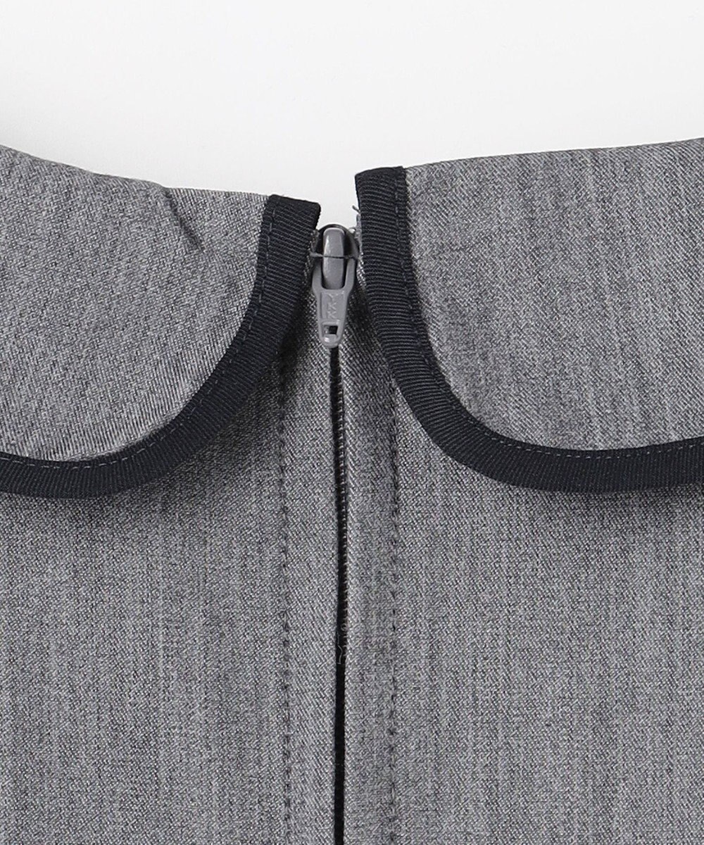 組曲 KIDS 【150-170㎝】 クラシカルグレーワンピース 