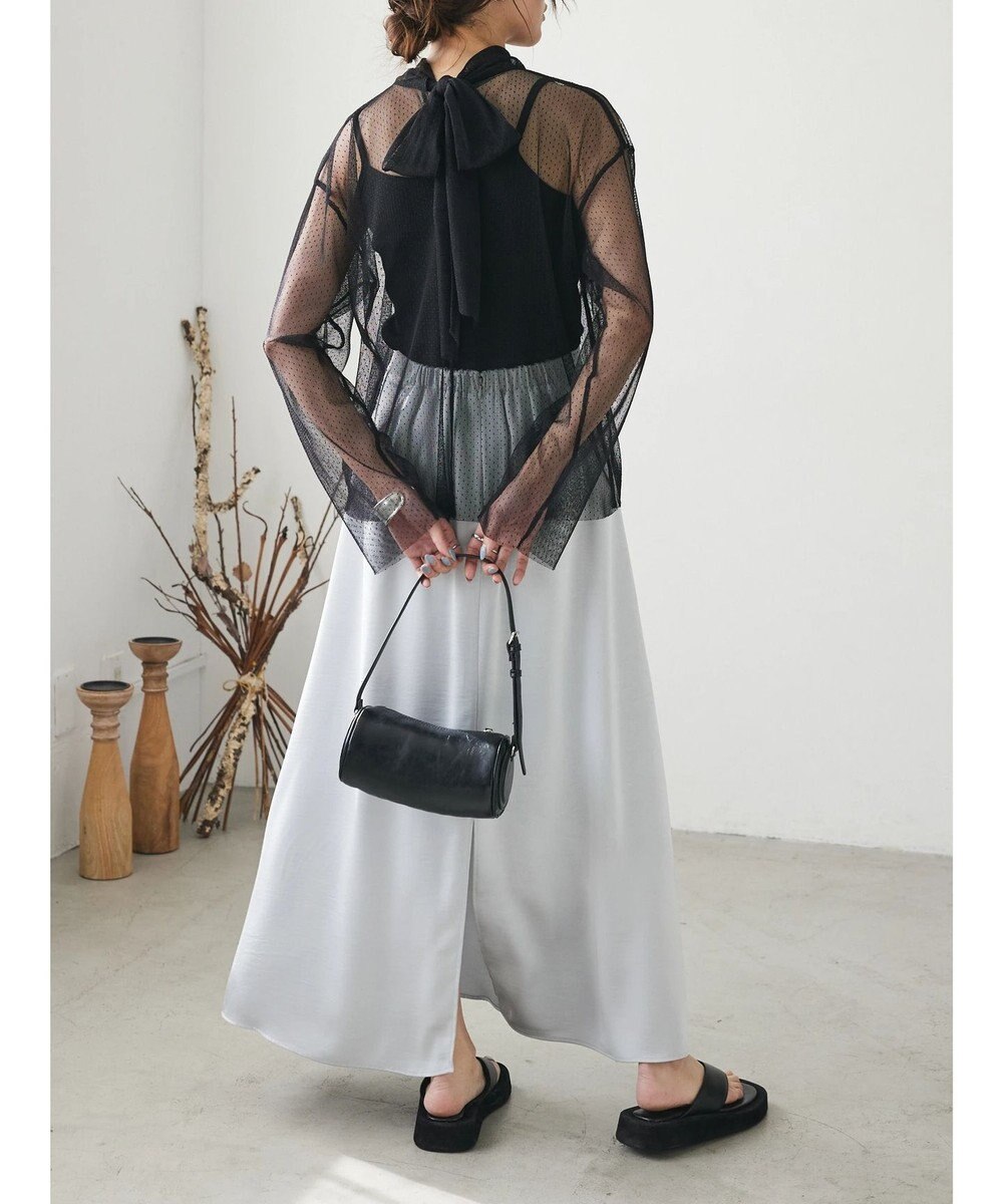 Green Parks AnriettMusee ドットチュール２ＷＡＹボウタイブラウス 