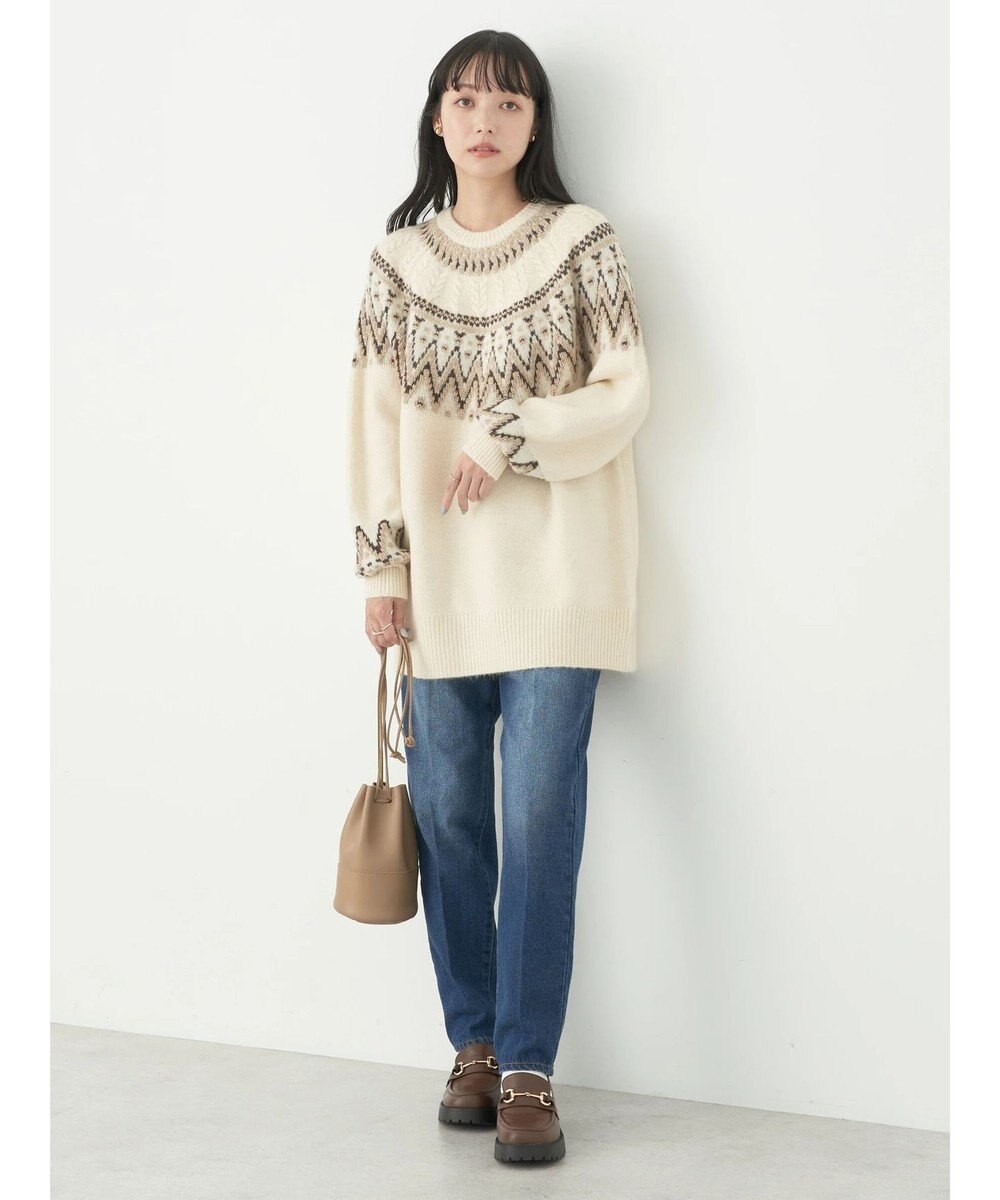 earth music&ecology オーロララメノルディックチュニック 