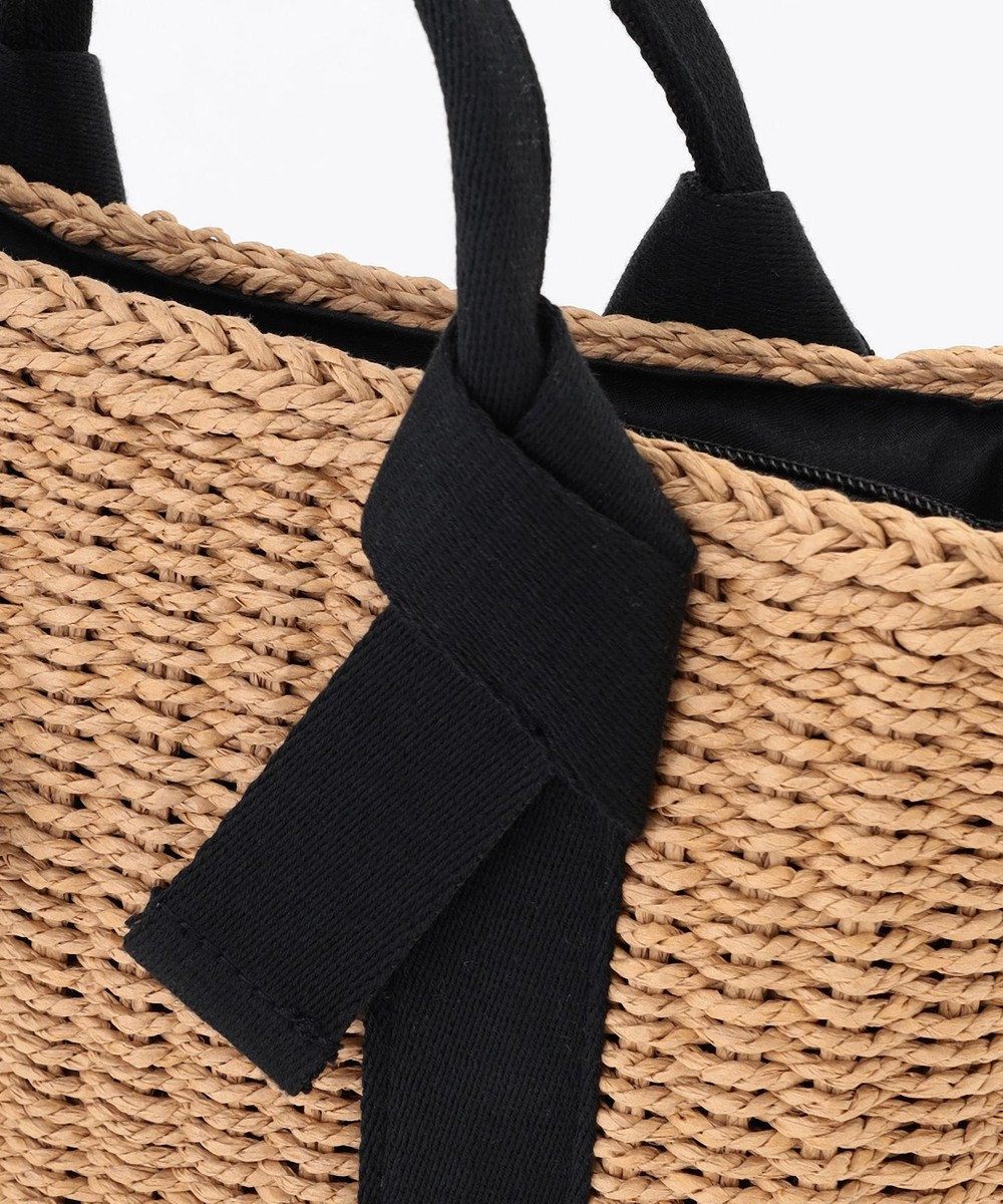 LA BAGAGERIE 【MONICA】リボンハンドル2WAYかごバッグ 