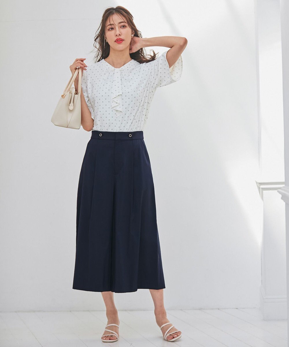 ANY SIS 【美人百花7月号掲載】エアリー ワイドクロップド パンツ 