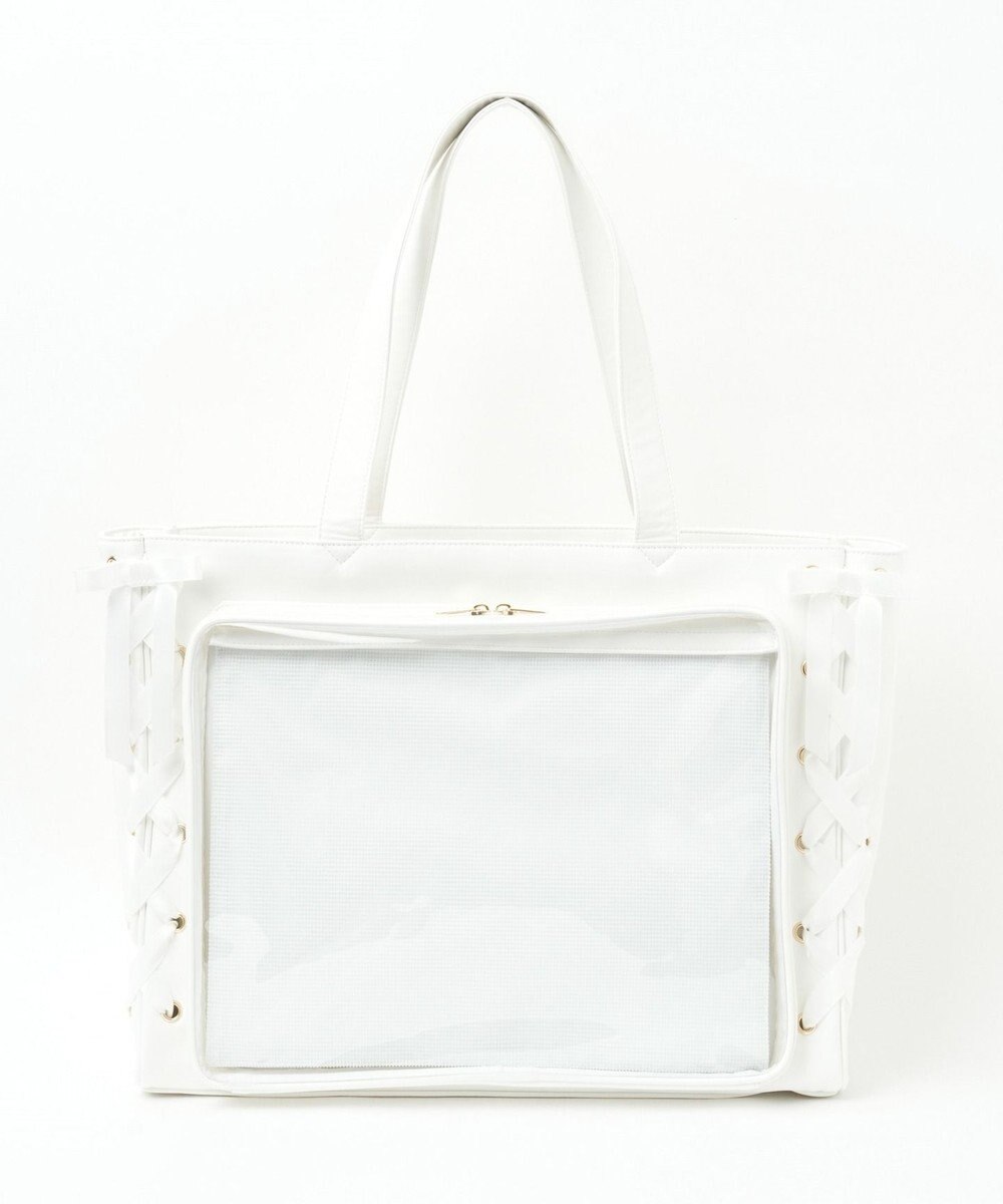 WEGO 【痛バ＆推し活グッズ】レースアップフレーム痛バッグL 