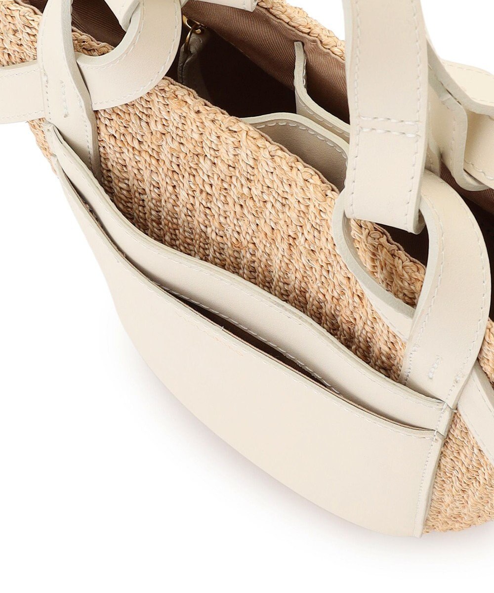 23区 【先行予約】VIOLAd'ORO アバカ レザーポケット 2WAY トートバッグ 