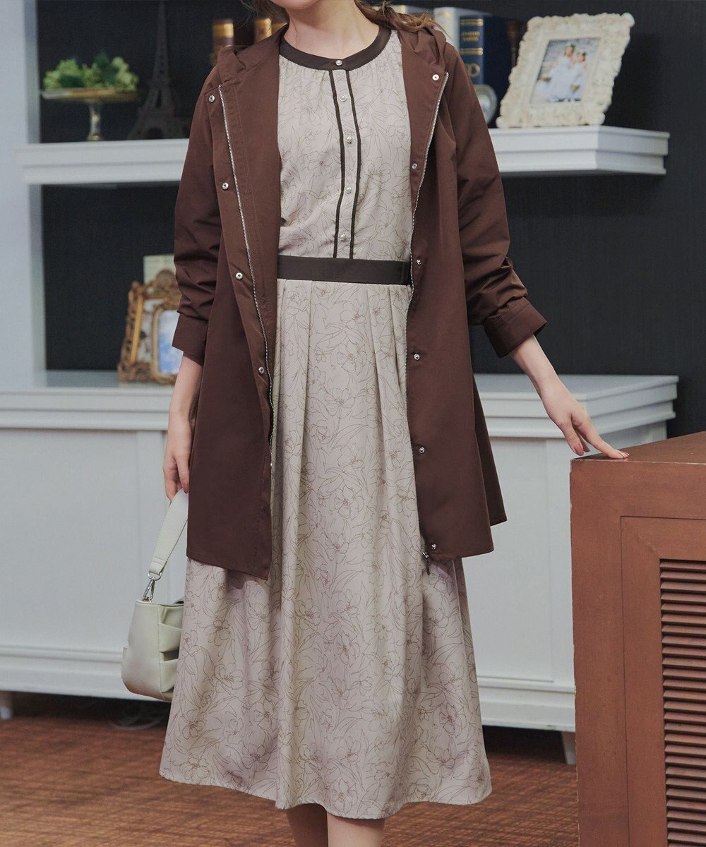 Tiaclasse 【新色追加・洗える・撥水】ドロストマウンテンパーカー 