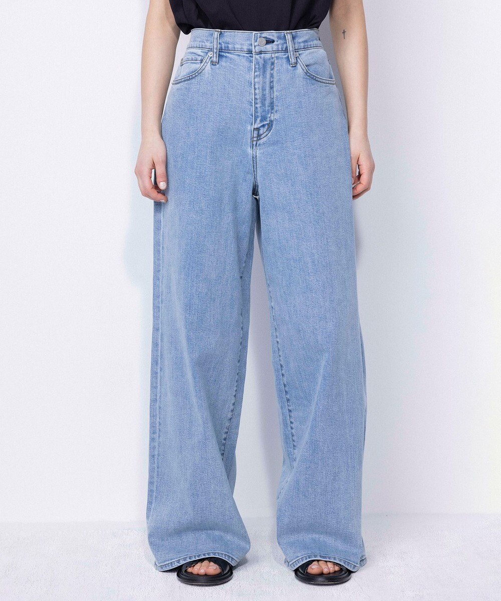 NAVE 【ReNAVE　洗える】ワイドストレッチデニム 