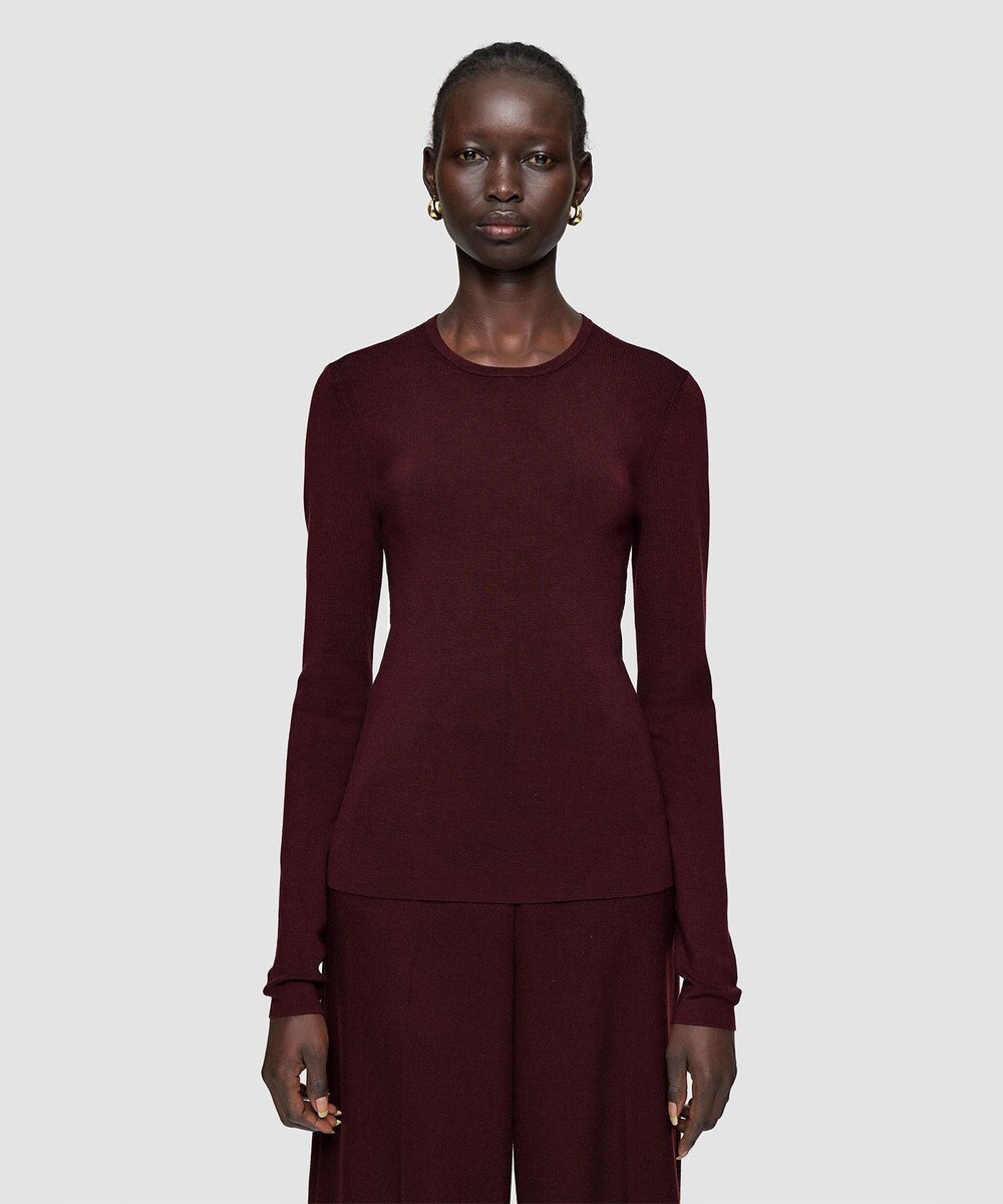 JOSEPH 【洗える】シルクストレッチトップ 