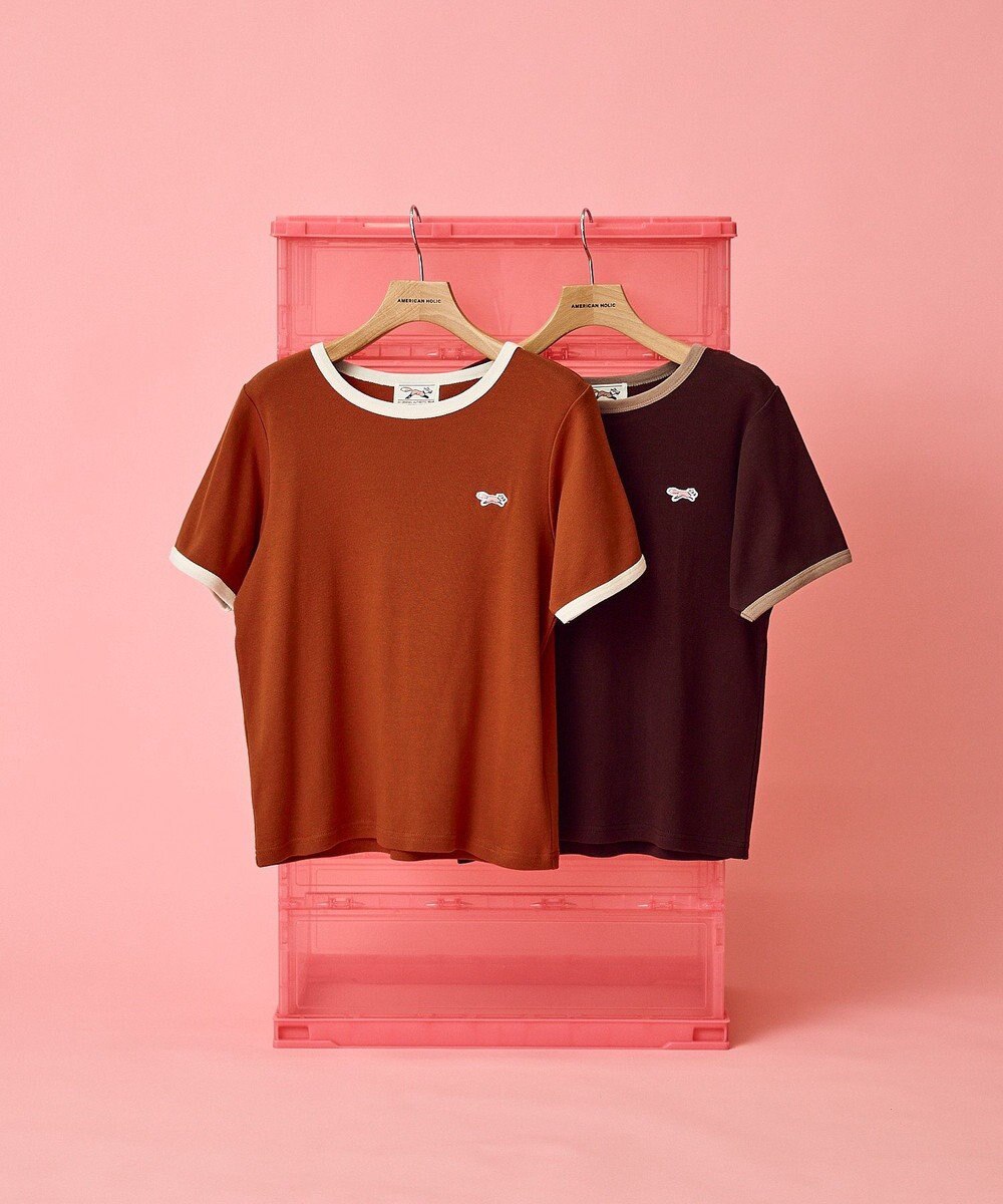 AMERICAN HOLIC 【PENNEY'S】配色リンガーTシャツ 