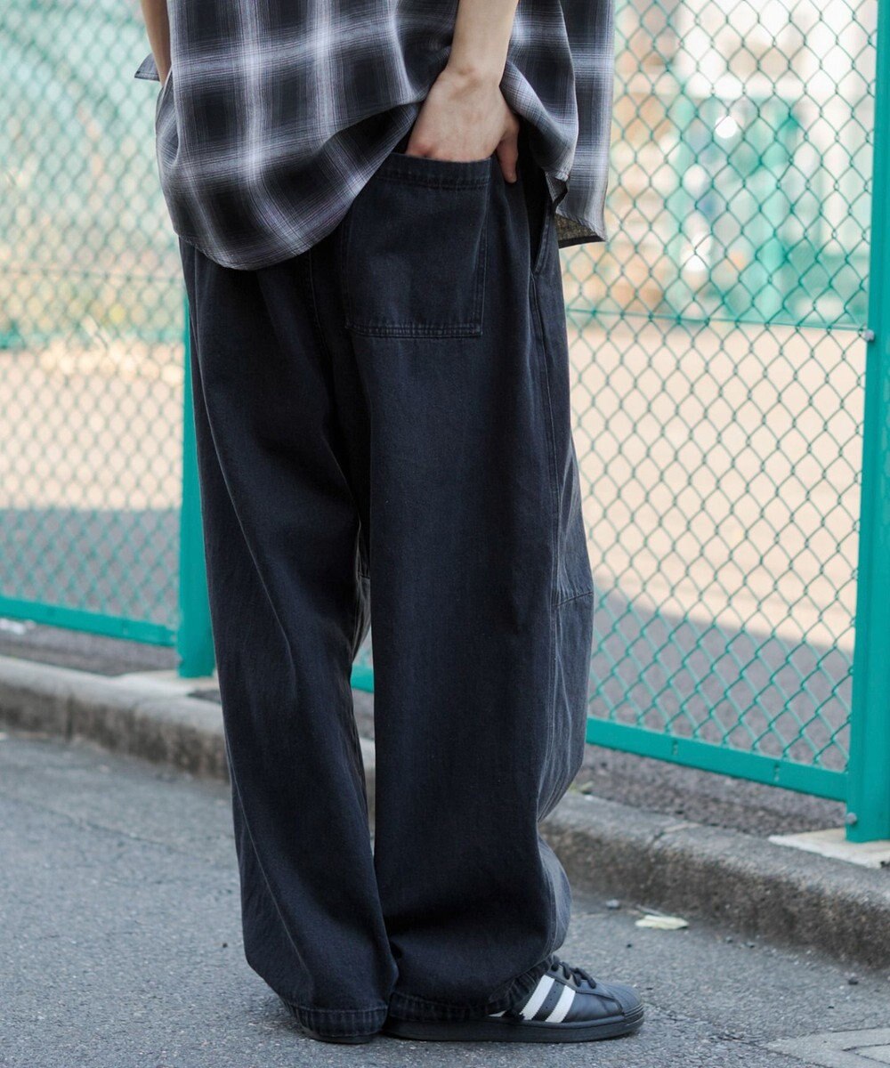 WEGO 【ユニセックス着用ITEM/SMLサイズ展開】イージーサーカスパンツ 