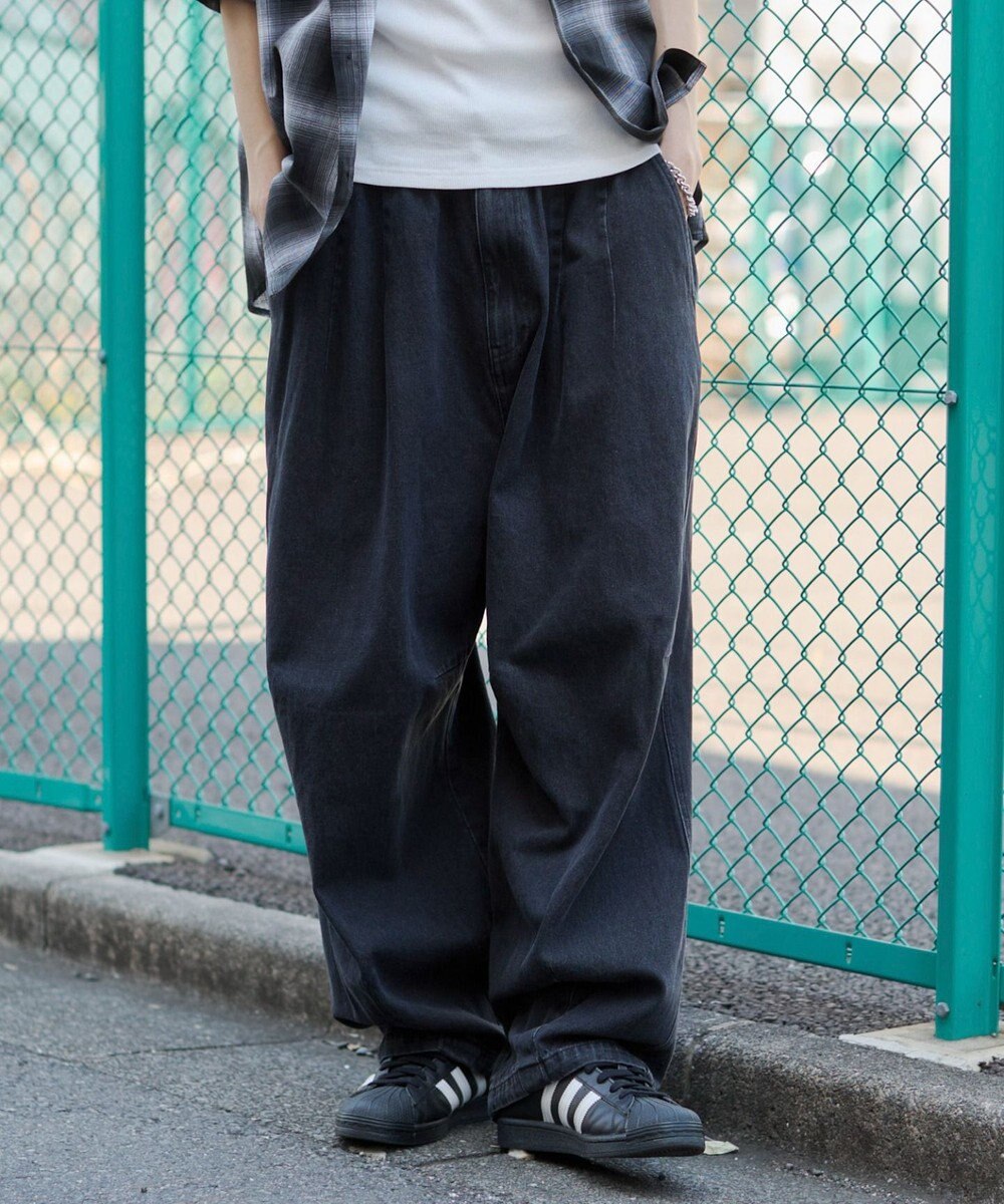 WEGO 【ユニセックス着用ITEM/SMLサイズ展開】イージーサーカスパンツ 