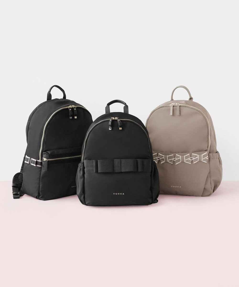 TOCCA 【撥水】RIBBON BRICK BACKPACK バックパック 