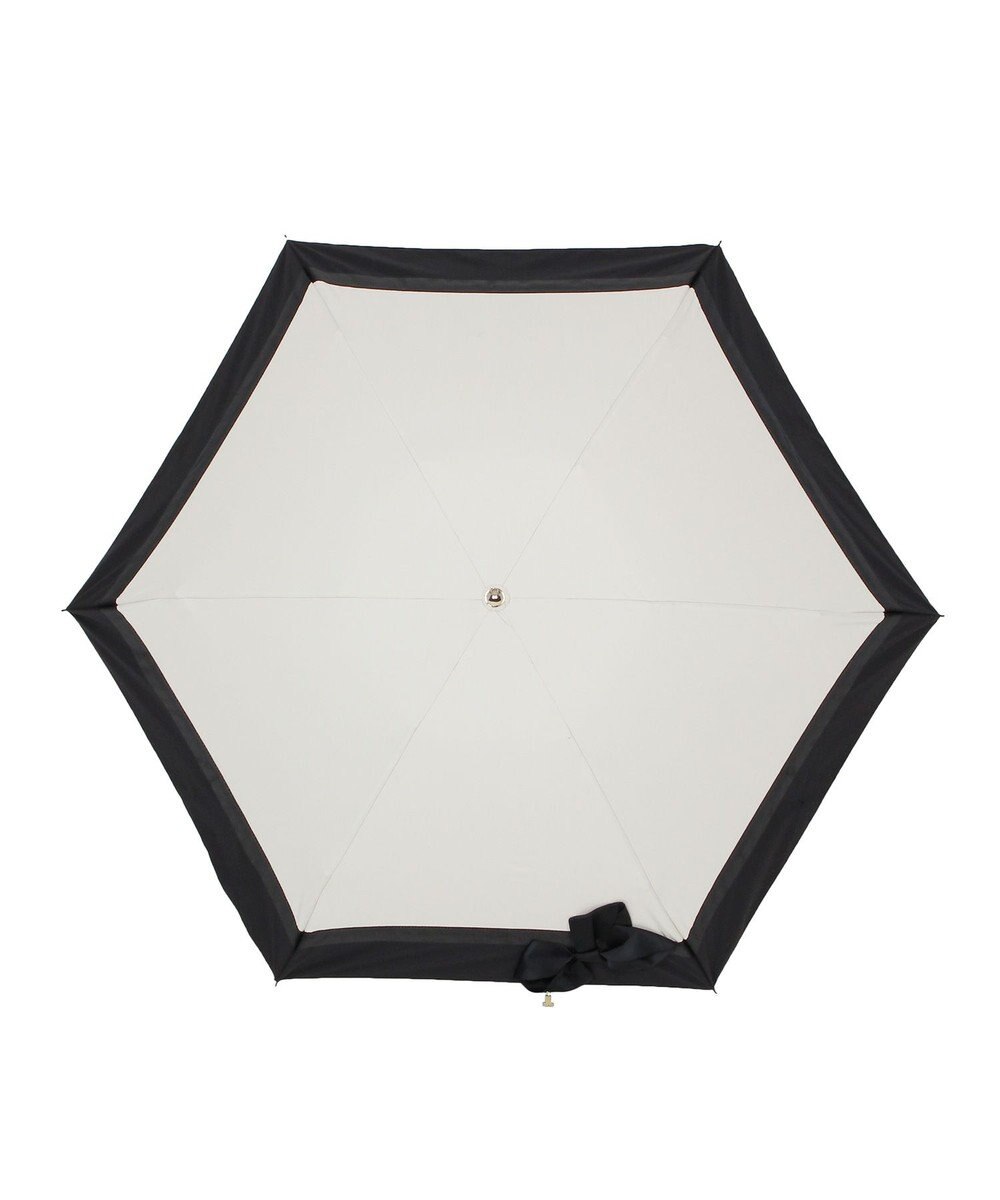 MOONBAT 【ランバン オン ブルー（LANVIN en Bleu）】晴雨兼用日傘 　折りたたみ傘　ビジューリボン 