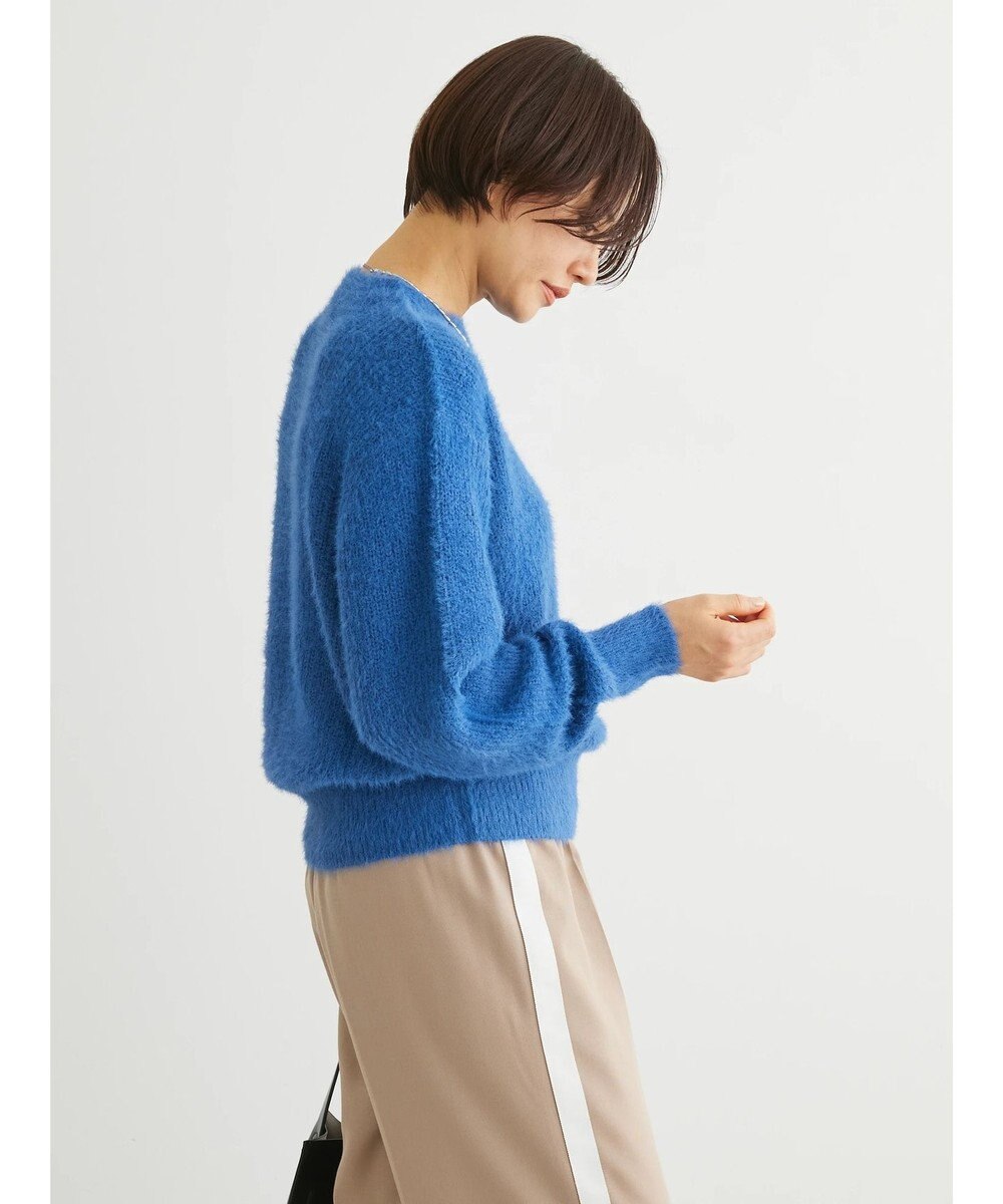 Green Parks フェザーモックネックニットプルオーバー 