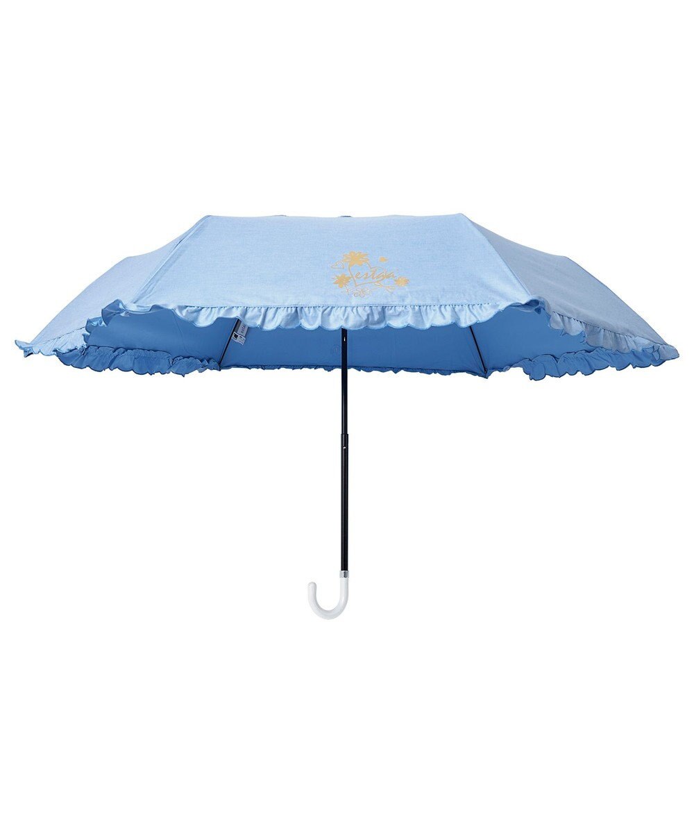MOONBAT 【日傘】エスタ (estaa) Beauty shield折りたたみ傘フリル 